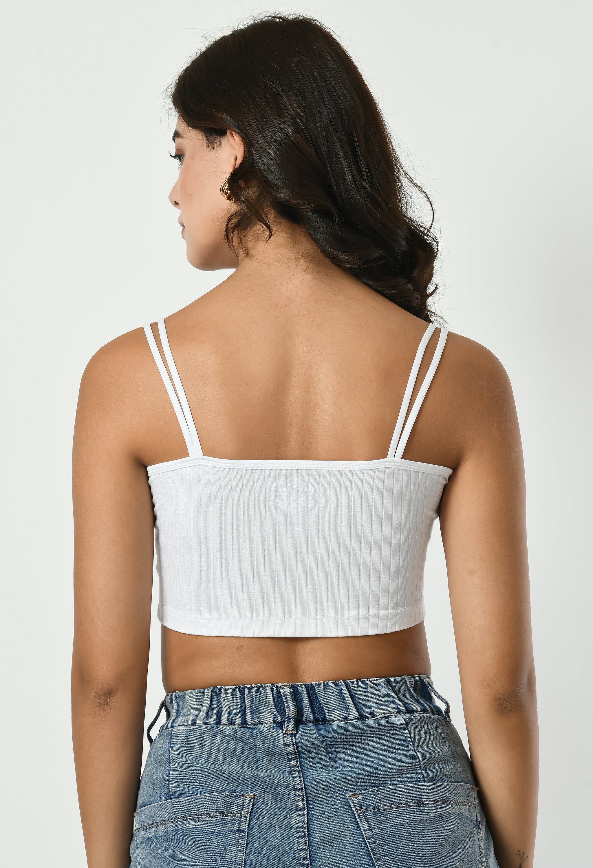 トップス PERVERZE 24SS Double Strap Tank Top Double Strap Top #7057 – Evora Retail Pvt. Ltd.