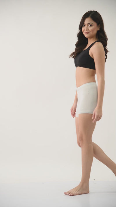 Siro Micro Modal Glacier Grey Dress Shorts