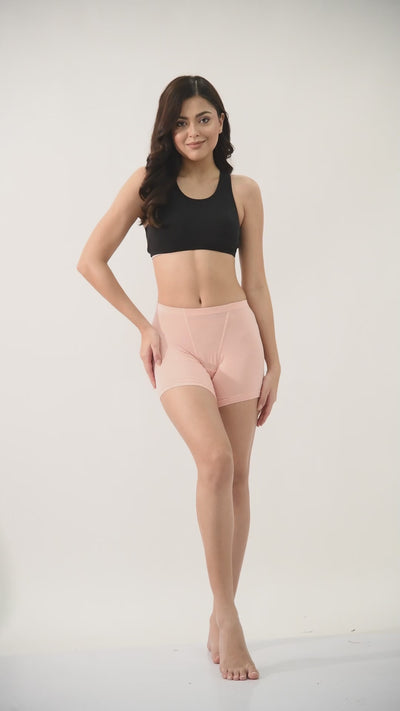 Siro Micro Modal Millenial Pink Dress Shorts