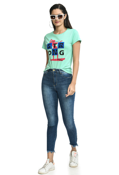Cascade Crew Neck Style T-Shirt
