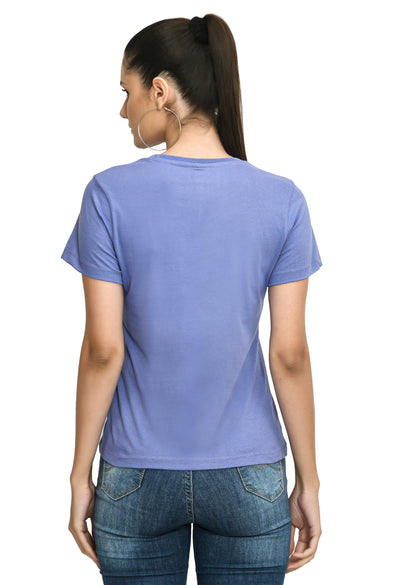 Very Peri Crew Neck Soft T-Shirt