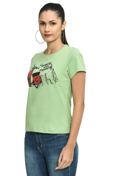 Fair Green Crew Neck Comfort T-Shirt