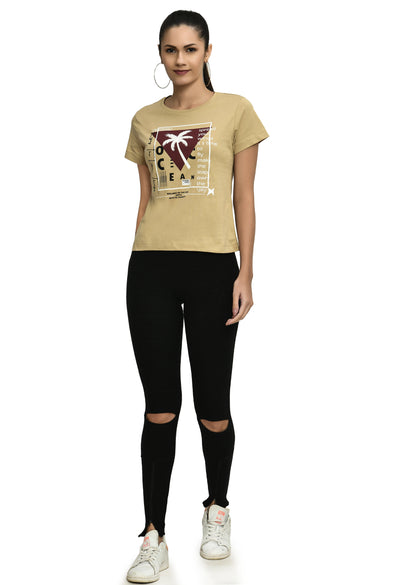 Humus Crew Neck Amazing Fabric T-Shirt