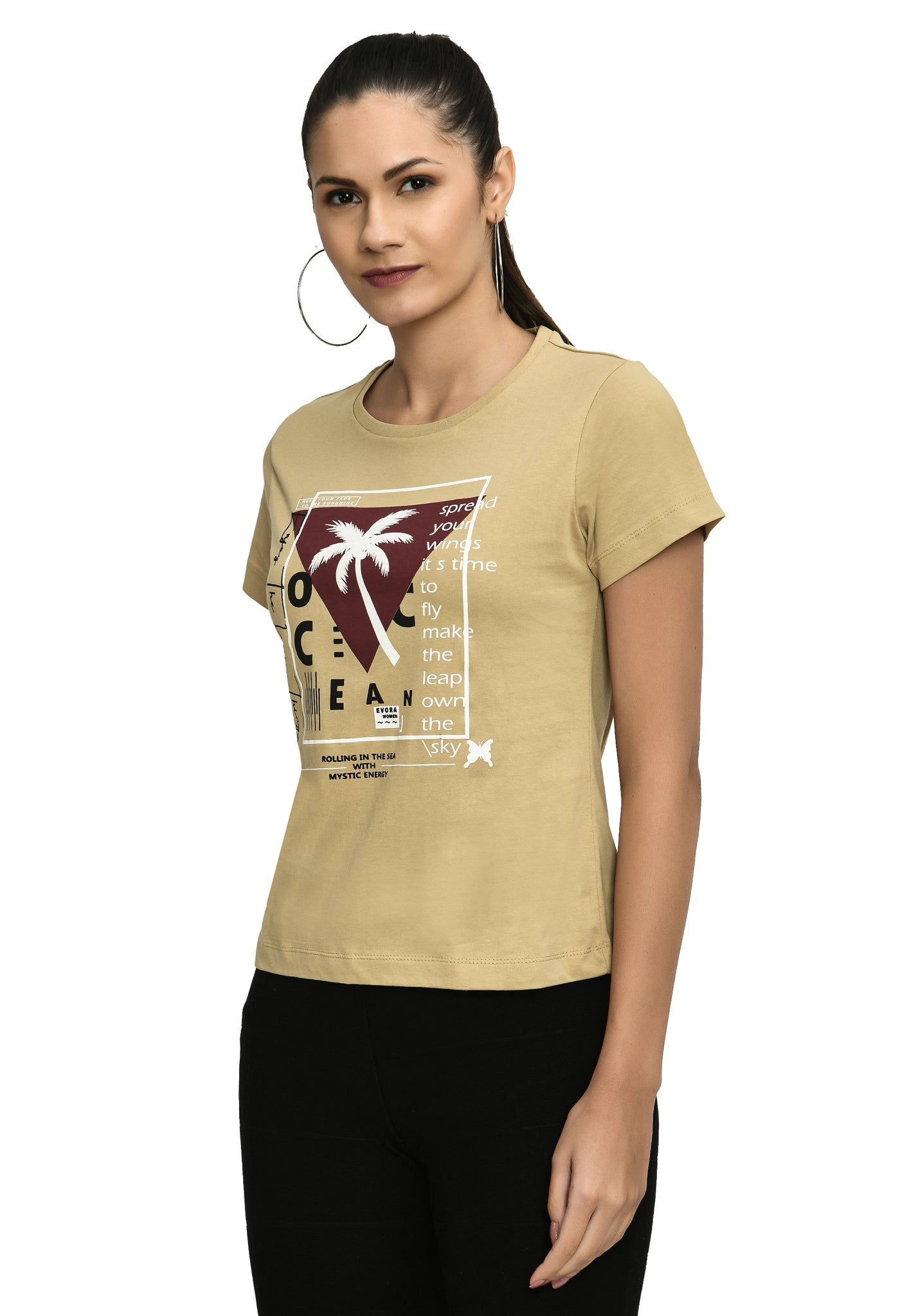 Humus Crew Neck Amazing Fabric T-Shirt