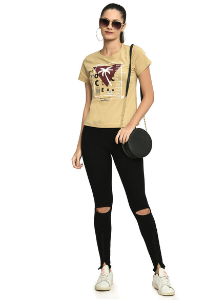 Humus Crew Neck Amazing Fabric T-Shirt