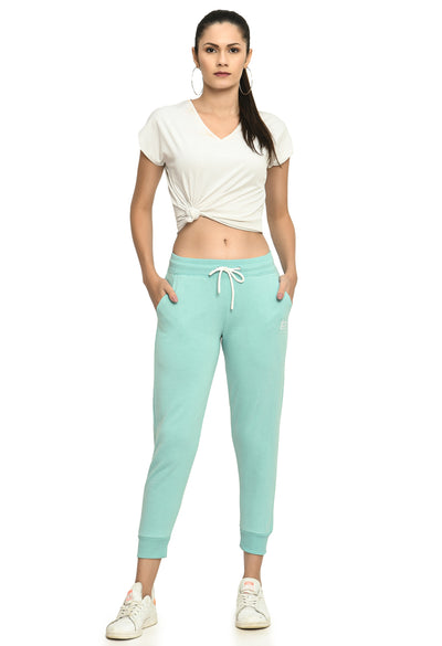 Mint Green Comfort Fleece Joggers