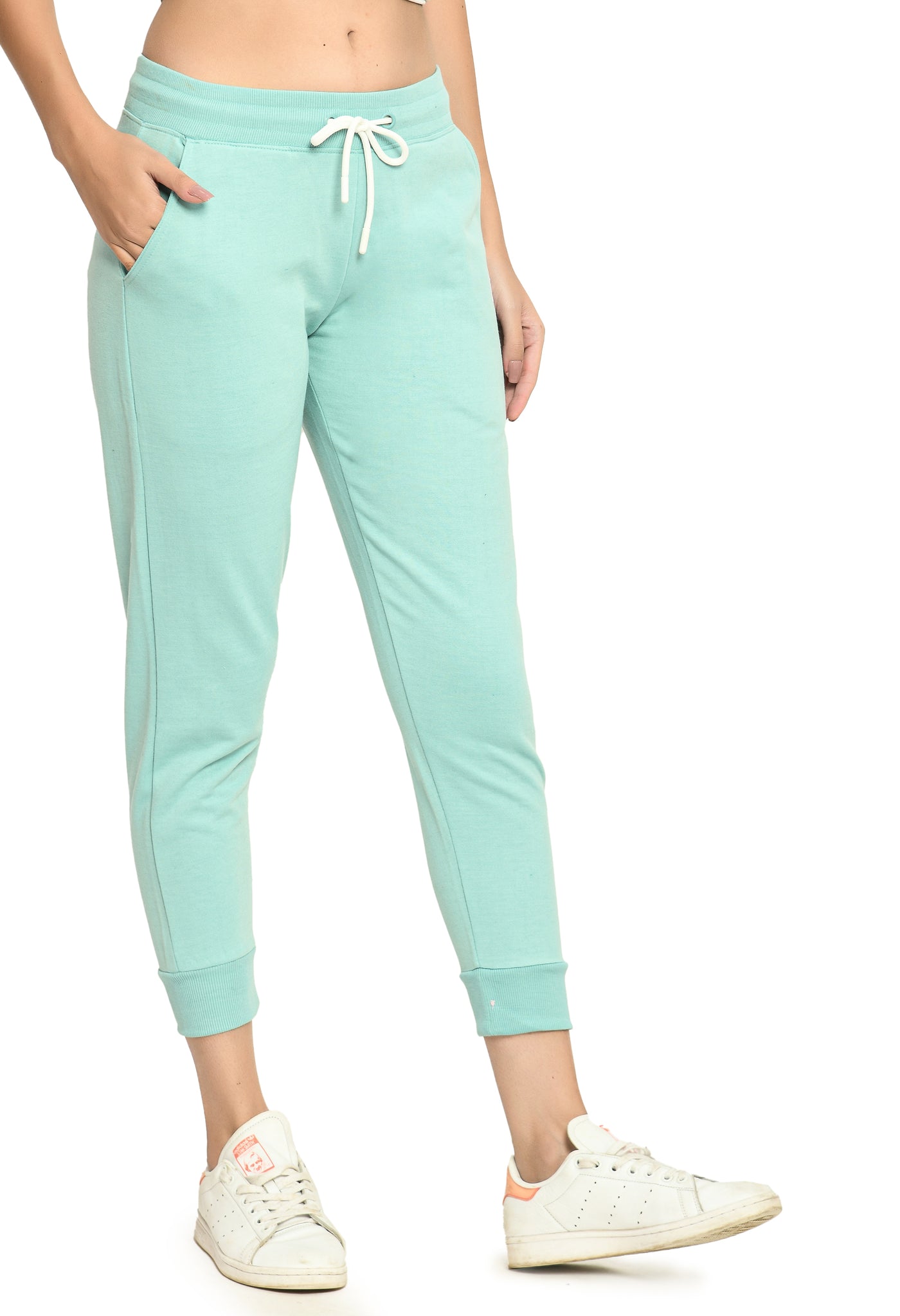 Mint Green Comfort Fleece Joggers