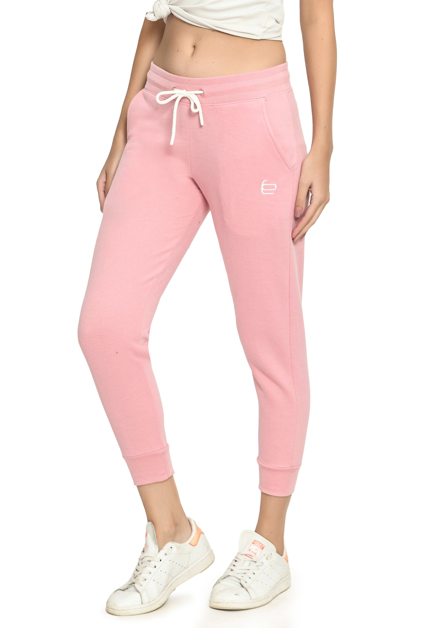 Pink Fleece Comfort Joggers