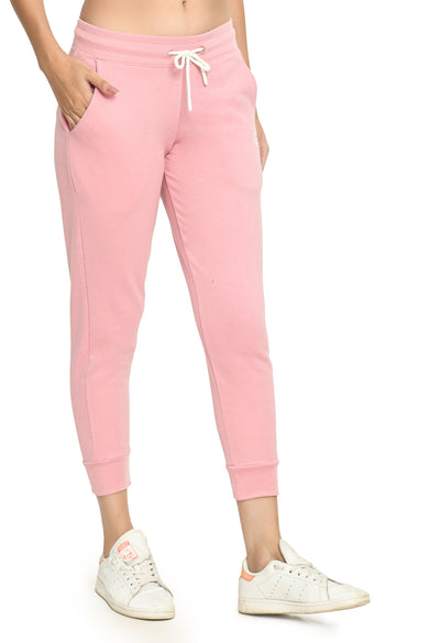 Pink Fleece Comfort Joggers