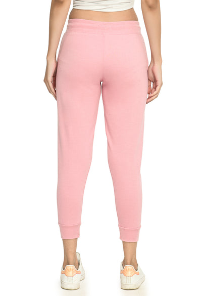 Pink Fleece Comfort Joggers