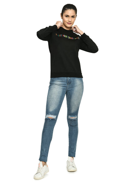 Black Fashion Sweatshirt