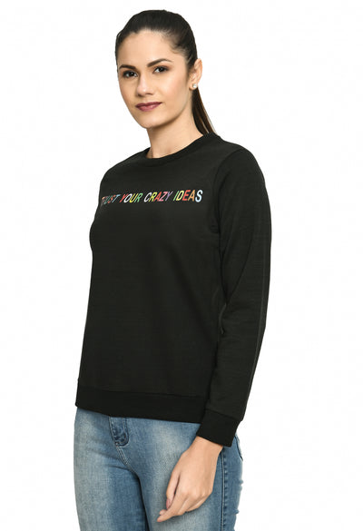 Black Fashion Sweatshirt