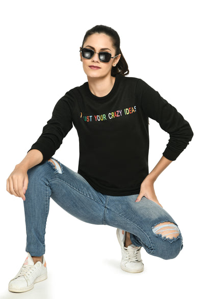 Black Fashion Sweatshirt
