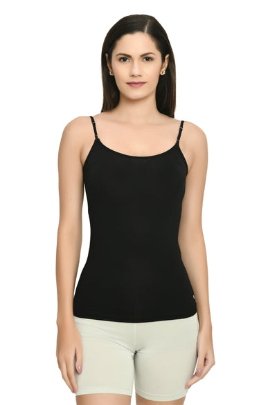 Siro Micro Modal Black Soft Camisole
