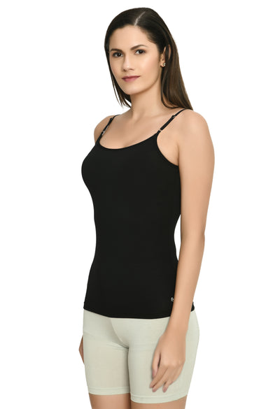 Siro Micro Modal Black Soft Camisole