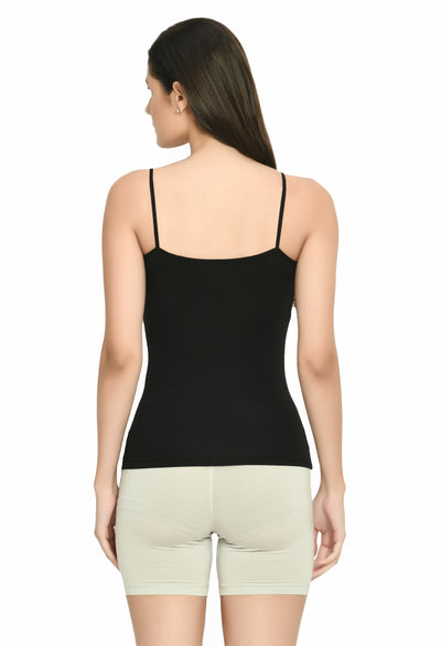 Siro Micro Modal Black Soft Camisole