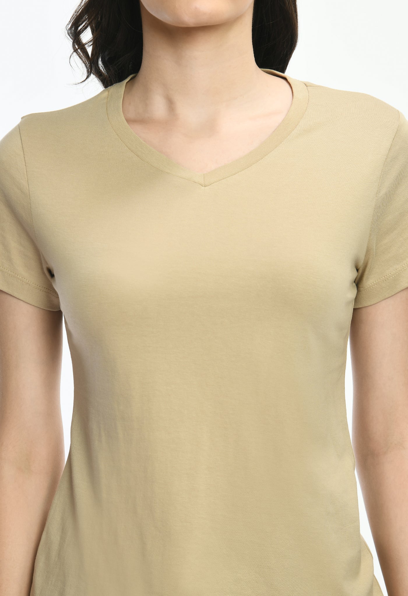 Humus V-Neck Comfort Fashion T-Shirt