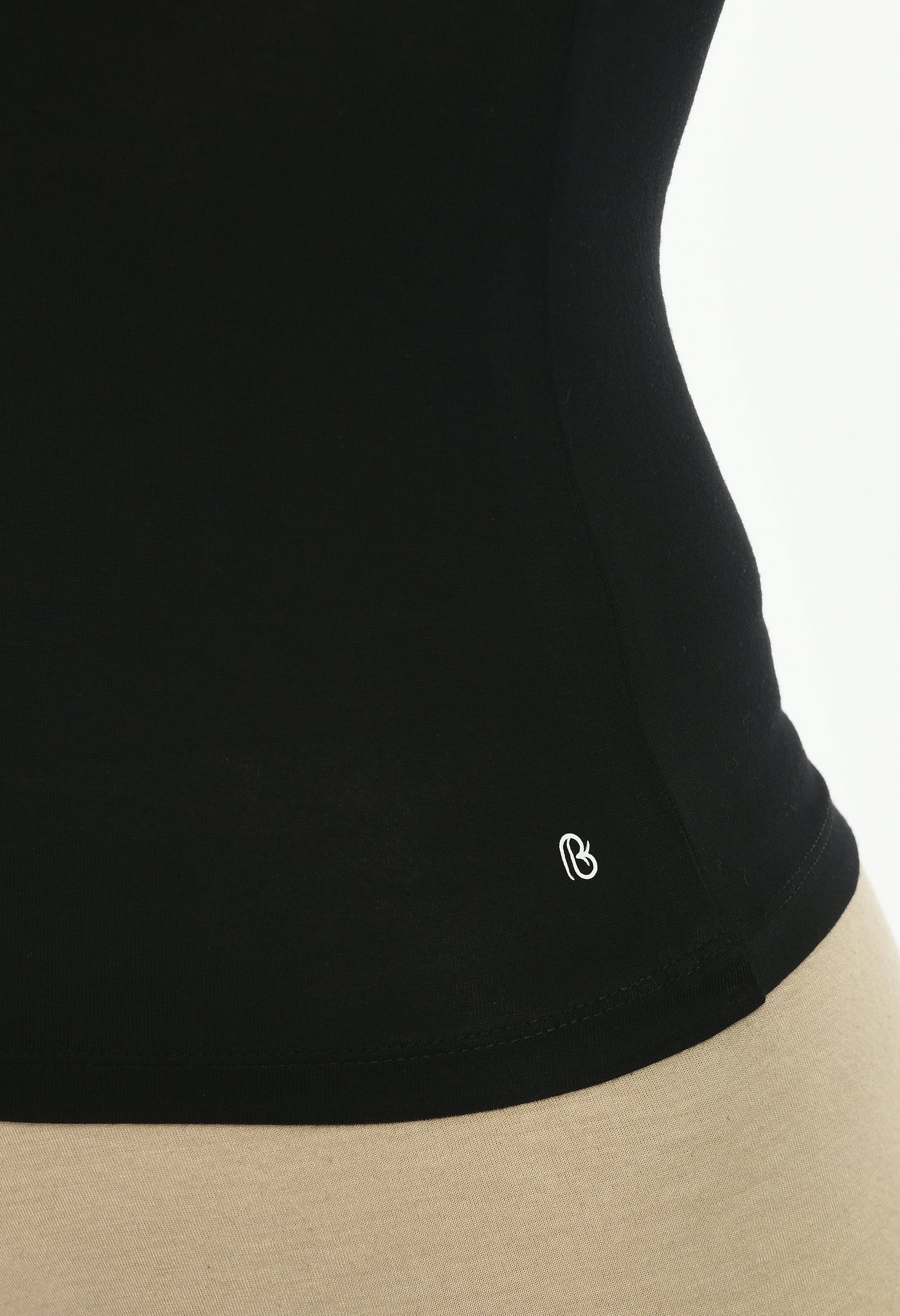 Siro Micro Modal Black Amazing Fabric Tank Top