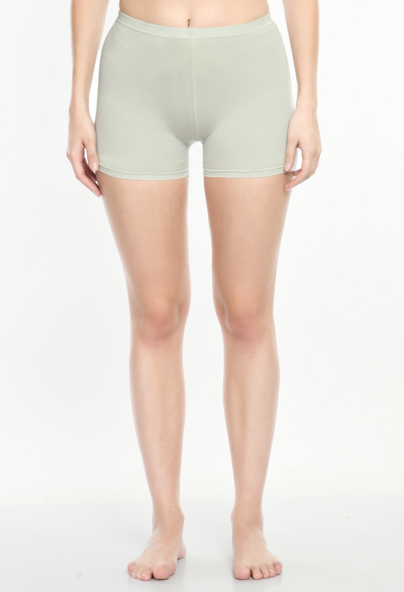 Siro Micro Modal Glacier Grey School Style Shorts