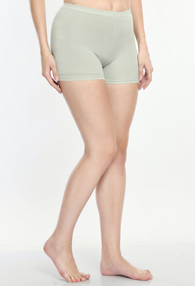 Siro Micro Modal Glacier Grey School Style Shorts