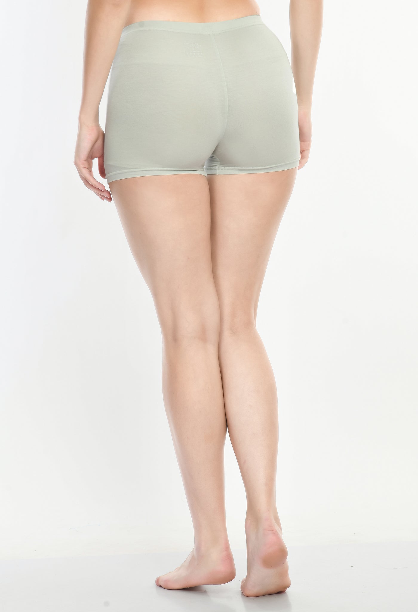 Siro Micro Modal Glacier Grey School Style Shorts