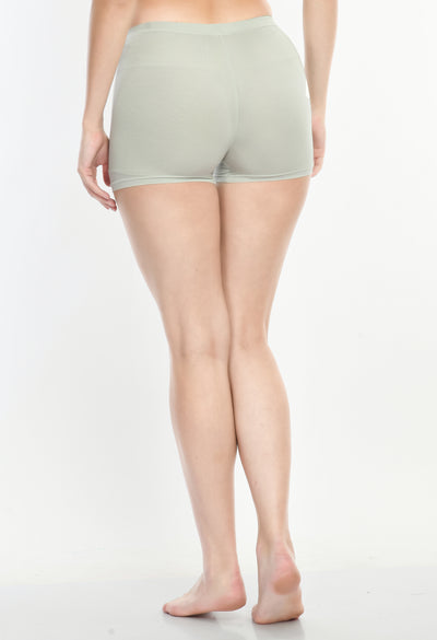 Siro Micro Modal Glacier Grey School Style Shorts