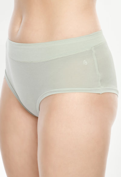 Siro Micro Modal Glacier Grey High Waist Soft Hipster