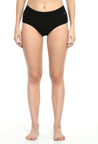 Siro Micro Modal Black High Waist Soft Hipster