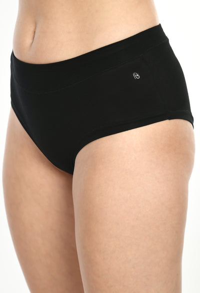 Siro Micro Modal Black High Waist Soft Hipster
