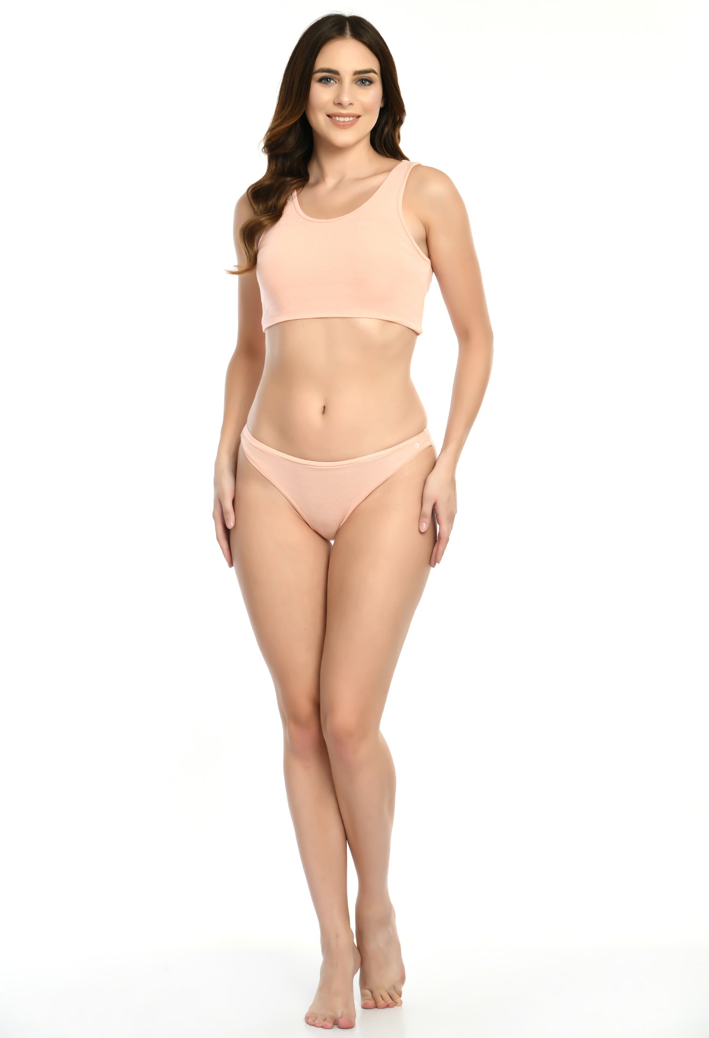 Siro Micro Modal Millennial Pink Stretchable Bikini