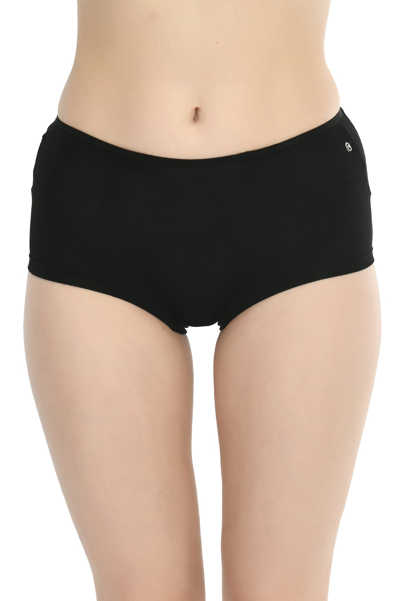 Siro Micro Modal Black Stretchable Boy Short