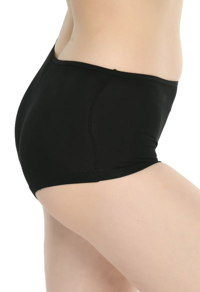 Siro Micro Modal Black Stretchable Boy Short