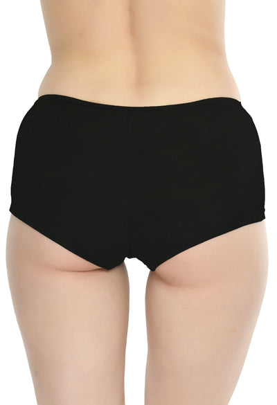Siro Micro Modal Black Stretchable Boy Short
