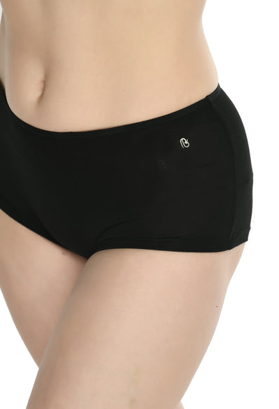 Siro Micro Modal Black Stretchable Boy Short