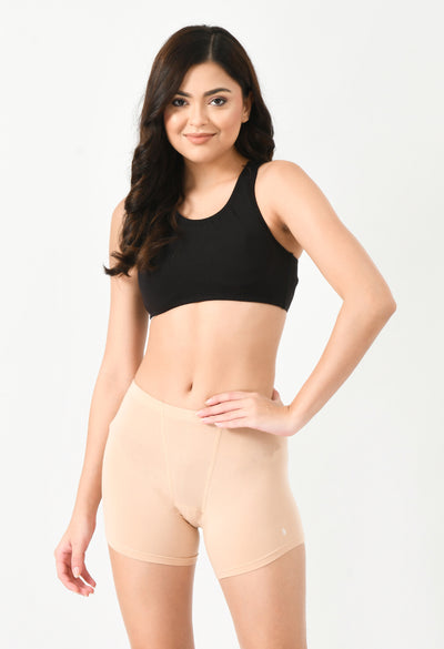 Siro Micro Modal Nude Dress Shorts