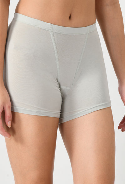 Siro Micro Modal Glacier Grey Dress Shorts