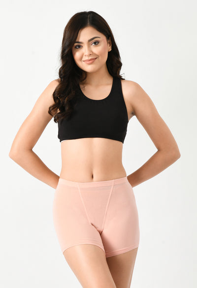 Siro Micro Modal Millenial Pink Dress Shorts