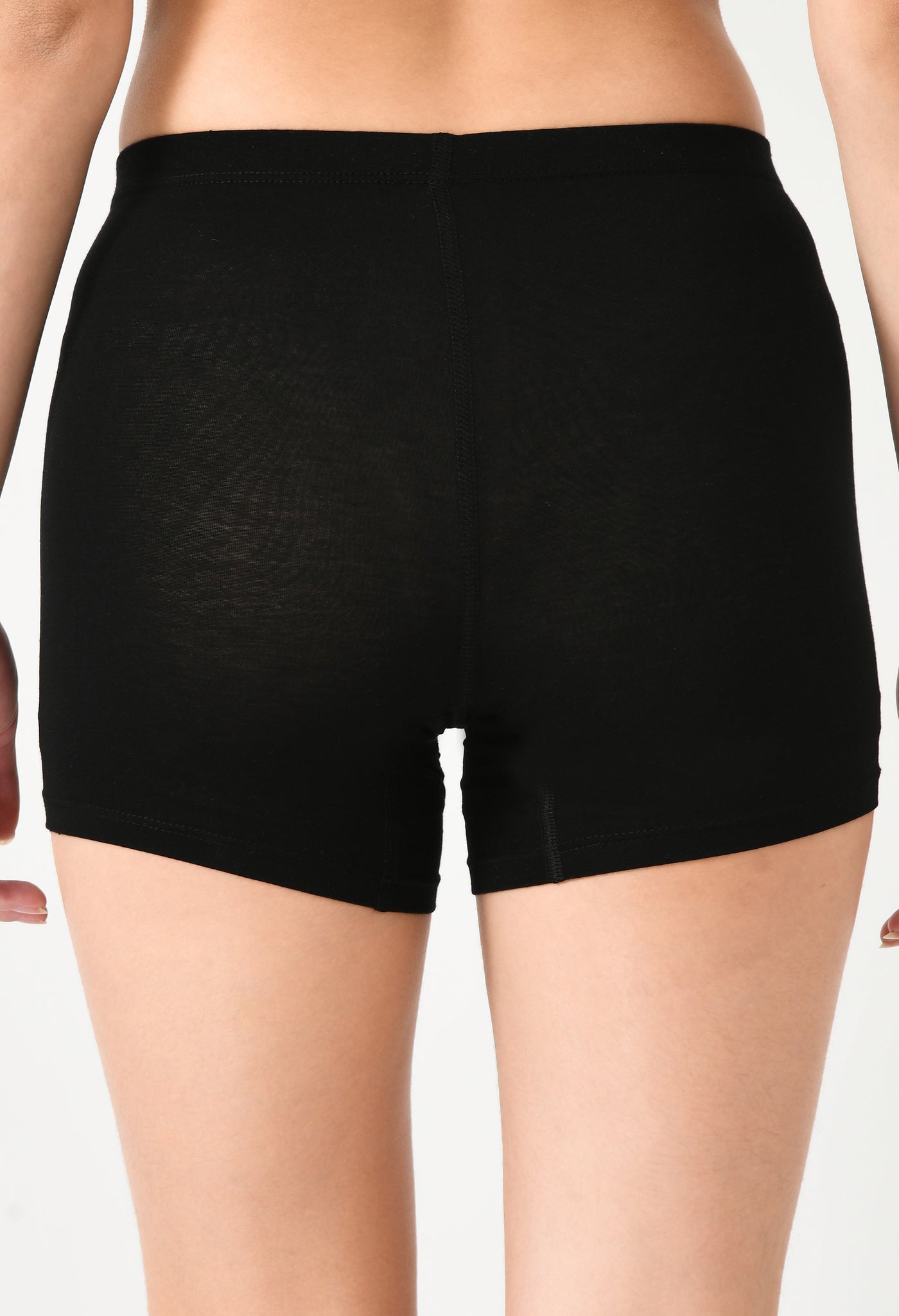 Siro Micro Modal Black Dress Shorts
